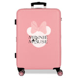Disney Joumma Minnie Heads Maleta mediana Rosa 46x65x23 cms Rígido 3 kgs Cierre de combinación lateral ABS 3 kgs 56LExtensible