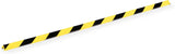 Durable Perfil protector de esquinas C20 magnético, 1 m, paquete de 5 unidades, color amarillo/negro, 1111130