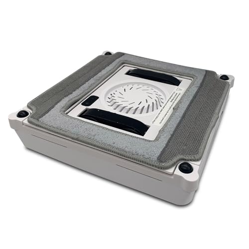Wiizzee Robot Limpiador de Ventanas NV-01, Fino, silencioso, 3 Modos de Limpieza (N/Z/NZ), método de Control por aplicación, Control Remoto