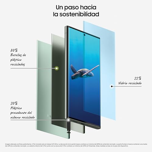 Samsung Galaxy S23 Ultra, 512GB + Cargador de 45W - Smartphone Android con IA, Teléfono Móvil Desbloqueado, Color Beige (Versión Española)