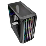 Sharkoon AK5M RGB Black, ATX - Carcasa para PC