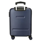 Pepe Jeans Tom Juego de maletas Azul 55/65 cms Rígida ABS Cierre de combinación lateral 56L 7,54 kgs 4 Ruedas equipaje mano