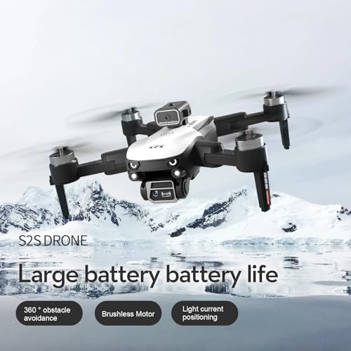 LUXWALLET Libra Spectra – 2025 Editie - Drone Met Laser Obstakel Ontwijking - Dual-Camera Systeem – Optische Vlieg Positionering – Stijgen En Landen Met EEN Knop – Headless Modus