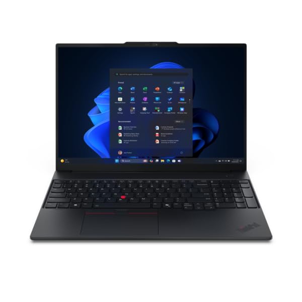 Lenovo ThinkPad E16 G3 Ordenador Portátil 16" WUXGA (AMD Ryzen 5 230, 16GB RAM, 512GB SSD, Integrated Graphics, Windows 11 Pro) Black - Teclado QWERTY