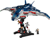 LEGO Marvel Quinjet de Vengadores: La Era de Ultrón - Avión de Juguete de Superhéroes con Moto y 5 Minifiguras inc. Iron Man, Viuda Negra y Ojo de Halcón - Regalo para Niños y Chicos de 12+ Años 76325