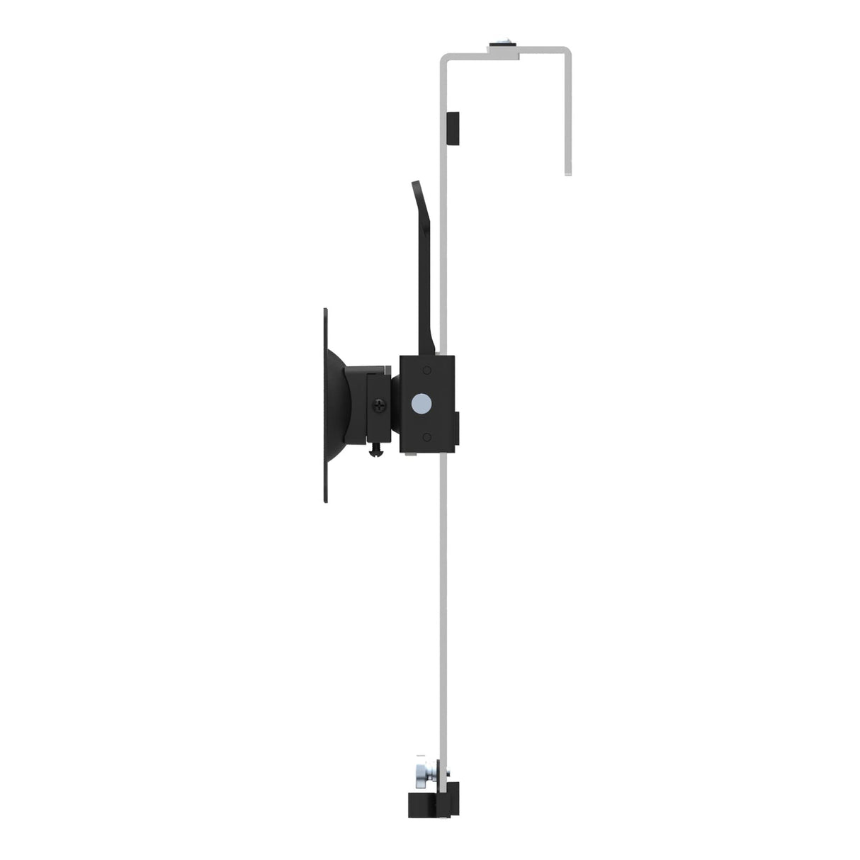 StarTech.com Soporte VESA de Cubículo para Monitor de hasta 34" - Ergonómico de Altura Ajustable - Instalación en Pared de Cubículo mediante Gancho o Abrazadera - para Cubículo de Oficina (ARMCBCLB)