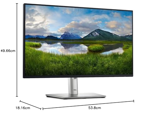 Dell P2425H 24" Full HD (1920x1080) Monitor, 100Hz, IPS, 5ms, 99% sRGB, USB-C, DisplayPort, HDMI, VGA, 4X USB, Negro