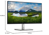 Dell P2425H 24" Full HD (1920x1080) Monitor, 100Hz, IPS, 5ms, 99% sRGB, USB-C, DisplayPort, HDMI, VGA, 4X USB, Negro