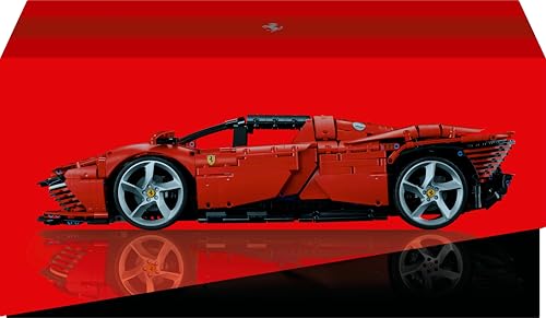LEGO Technic Ferrari Daytona SP3, Maqueta de Súper Coche Rojo para Construir, Escala 1:8, Regalo Coleccionable para Hombres y Mujeres, Ultimate Car Concept 42143