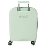 Enso Tropical Love Maleta de Cabina Verde 40x55x20 cms Rígida ABS Cierre TSA Integrado 37L 2,74 kgs 4 Ruedas Dobles Equipaje Mano