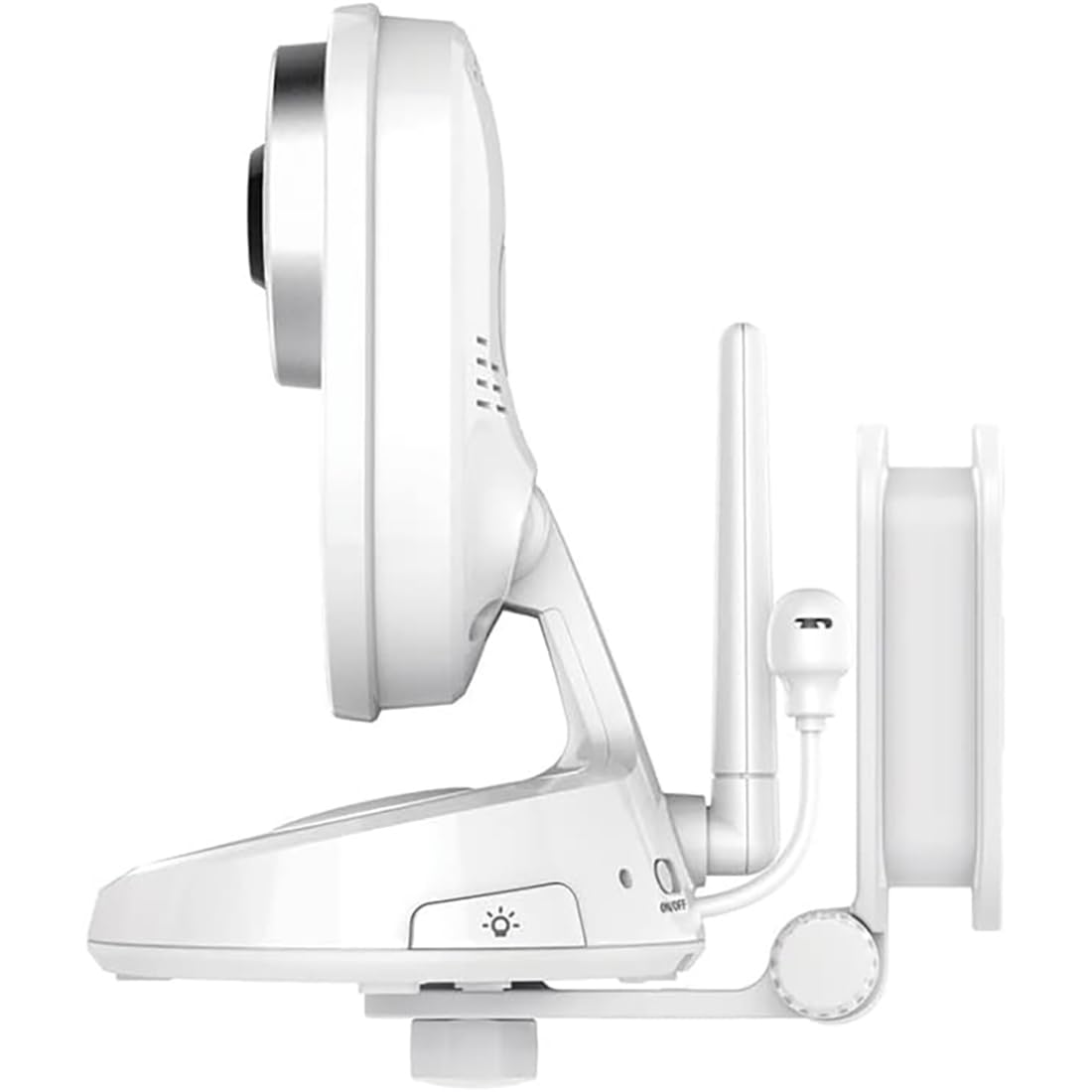 VTech - BM818 - Wide View HD Video Baby Monitor - 5 Inch Ultra Flat HD Display - Night Light and Lullabies 720p - Version ES White