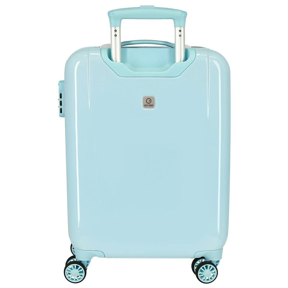 Disney Frozen Memories Maleta de cabina Azul 38x55x20 cms Rígida ABS Cierre de combinación lateral 34L 2 kgs 4 Ruedas dobles