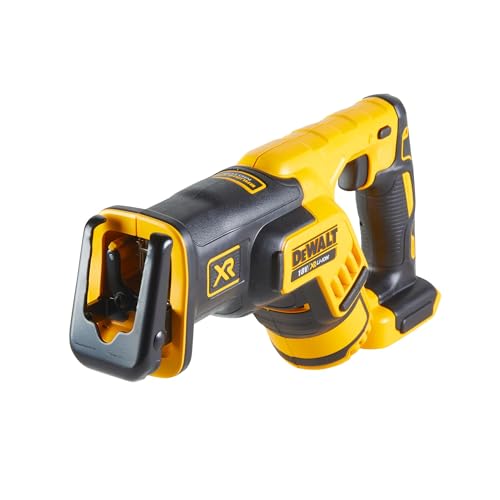 DEWALT DCS367N-XJ - Sierra Sable XR 18V, Motor sin Escobillas, Velocidad Variable 0-2900 cpm, Longitud de Carrera 28.6 mm, Diseño Compacto y Ligero, Cambio Rápido de Hoja, Sin Batería ni Cargador