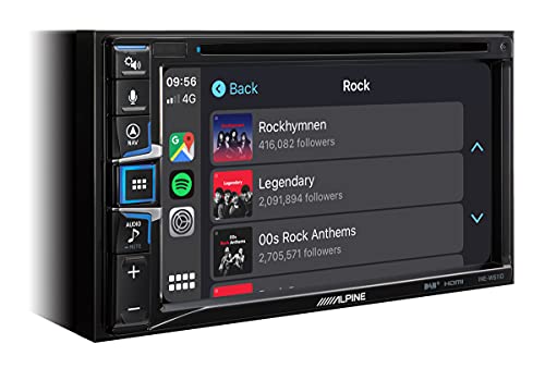 ALPINE INE-W611D Autorradio Multimedia Color Negro, 2 DIN