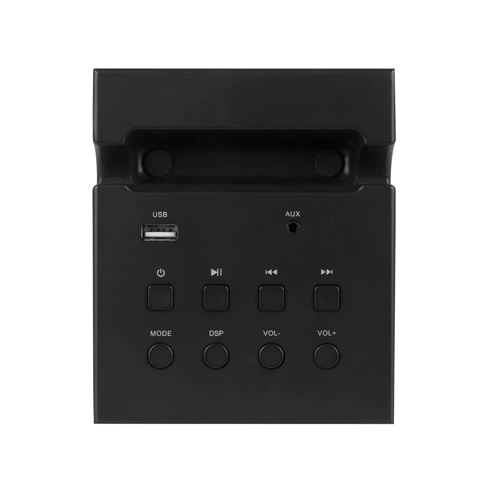 NGS Sky Charm 2.1- Torre de Sonido Bluetooth 80W con Entrada Óptica, USB, Radio FM y AUX IN