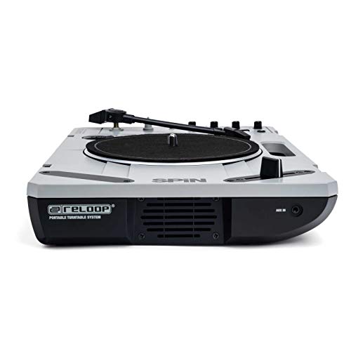 Reloop SPIN - Plato giradiscos portátil para amantes del vinilo y artistas del "scratch", Diversión con nuestro plato donde sea que vayamos
