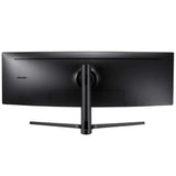Samsung C49J890DKU - Monitor curvo de 49" FullHD (3840x1080, LED, 32:9, 144 Hz, 3000:1, 5 ms, USB 3.0, HDMI, USB Type C, PBP) Negro