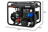 ITCPower GG9000LE Generador Gasolina