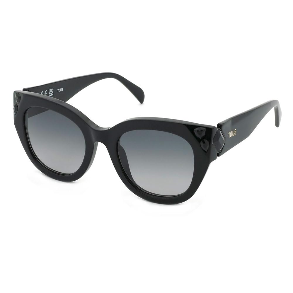 Tous, SUNGLASSES, STOC84V-52-0700, SHINY BLACK, Female
