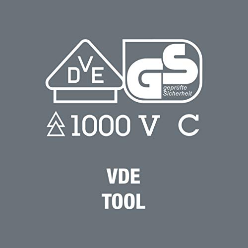 Wera 05020170001 6004 Joker VDE 4 Set 1, Juego de llaves de boca autoajustantes de aislamiento VDE, 4-teilig