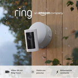 Ring | Nueva Cámara exterior Plus Power-Over-Ethernet (Outdoor Camera Plus) | Vídeo 2K de gran angular | Alimentación constante | 30 días de prueba gratuita del plan de Ring Home