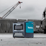 Makita MW001GZ - Microondas con batería, 40 V, máx. 350/500 W, 8 L (sin batería, sin cargador)
