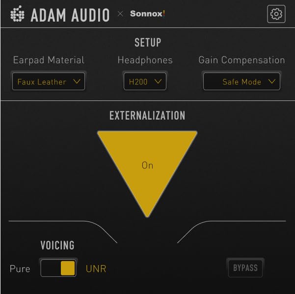 ADAM Audio Auriculares de Estudio Cerrados H200 con Software de optimización y espacialización Incluido
