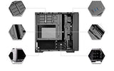 Silverstone SST-LD01B Lucid Serie Mini Tower Micro ATX - Caja para Ordenador (3 Paneles Laterales de Cristal Templado)