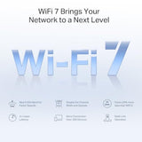 【Nuevo Wi-Fi7】 Mercusys Halo H47BE(2-Pack) - BE9300 Tri-Band Wi-Fi Mesh 7, hasta 9.3 Gbps, Cobertura de hasta 550 m², 3X 2.5G Puertos, fácil config de App | Conecta más de 200 Dispositivos