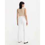 Levi's Jeans Acampanados 726 de Talle Alto para Mujer, Blanco Suave y Limpio, 29W / 30L