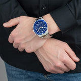 JAGUAR Reloj Modelo J888/1 de la colección Connected, Caja de 45,7 mm Azul con Correa de Acero para Caballero
