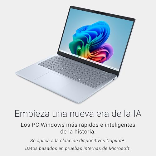 Dell 14 Plus Copilot+ DB14250 Ordenador portátil – 14" 2.5K 16:10 (2560x1600), Intel Core Ultra 7 Series 2, Intel ARC, 32 GB RAM, 1 TB SSD, Windows 11 Pro, Teclado retroiluminado QWERTY, Ice Blue