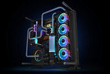 Thermaltake Riing Duo 14 RGB Radiator Fan 3 Pack Dual Riing/Paquete de 3 Ventiladores para PC
