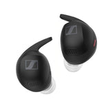 Sennheiser Momentum Sport Auriculares con Ajuste de Sonido Deportivo y ANC adaptativo, Ajuste Seguro, 24 Horas de duración de la batería - Negro