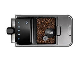 Caso Café Crema Touch - Cafetera automática, incluye manguera y depósito de leche, mecanismo de cono regulable sin niveles, listo para arrancar, todas las especialidades de café al tacto, color negro