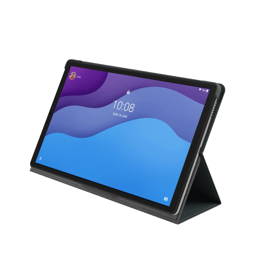 Lenovo Tab M10 HD (2nd Gen) con Funda - Tablet de 10.1" HD (MediaTek Helio P22T, 2GB de RAM, 32GB ampliables hasta 1 TB, 2 Altavoces, WiFi + Bluetooth, Android 10) - Gris
