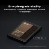 Synology Discos Duros Marca Modelo SAT5210 - SSD - 3.84 TB - Interno - 2.5" - SATA 6Gb/s