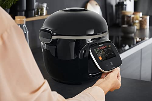 Krups CZ912815 Cook4Me Touch Multicooker, Plástico, Negro