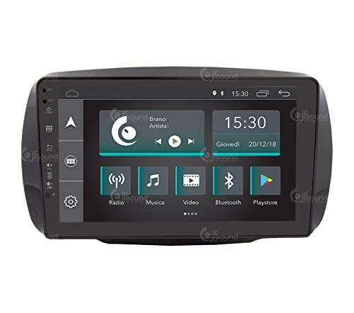Radio de Coche para Smart 453 Android GPS Bluetooth WiFi USB Dab+ Touchscreen 9" 4core Carplay AndroidAuto