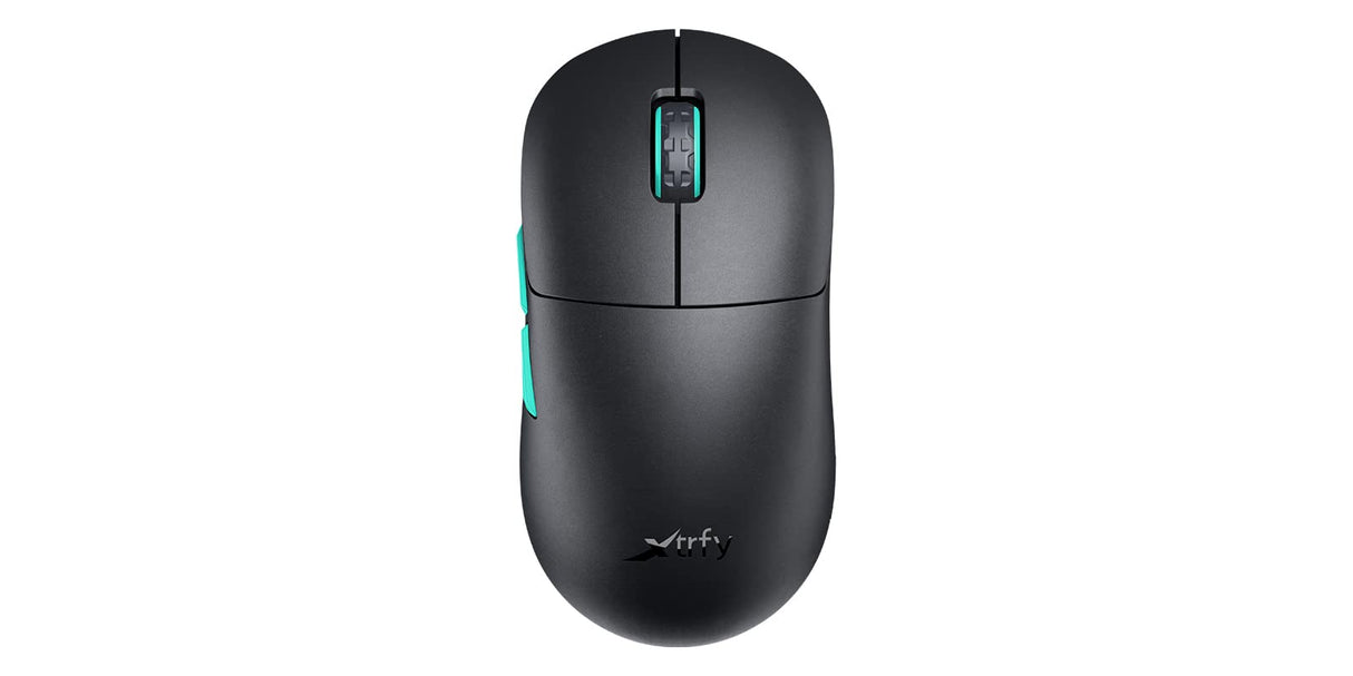Xtrfy M8 Wireless, Ratón Gaming Inalámbrico Ultraligero, Optimizado para eSports, Radiofrecuencia 2,4 GHz, Parte Frontal Extrabaja para Mayor Precisión, Recargable, Negro