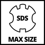 Einhell Martillo perforador TE-RH 38 3F (1050 W, intensidad de impacto 9 J, recepción SDS-Max, tope de profundidad de perforación de metal, potencia de perforación 38 mm en hormigón)