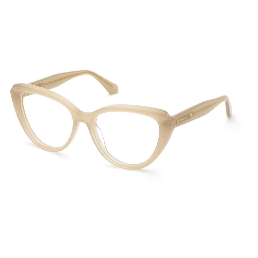 TWINSET VTW078 Gafas, Shiny Opal Beige, 53 para Mujer