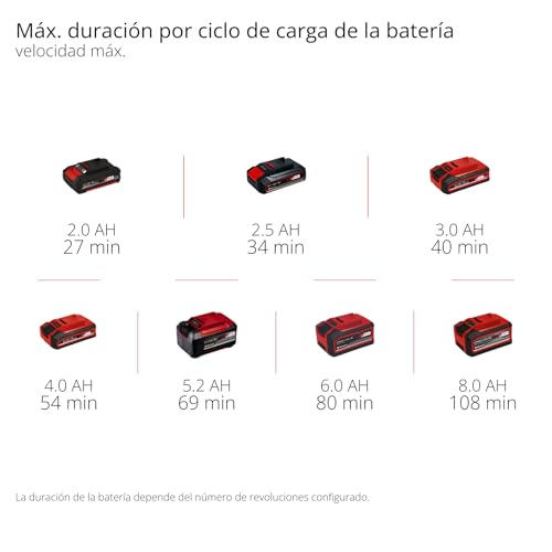 Einhell Vareador de aceitunas con batería GE-FS 18/53 Li-Solo Power X-Change (18 V, 53 cm de anchura de trabajo, 310 cm de longitud total, telescópico, dientes intercambiables, sin batería)