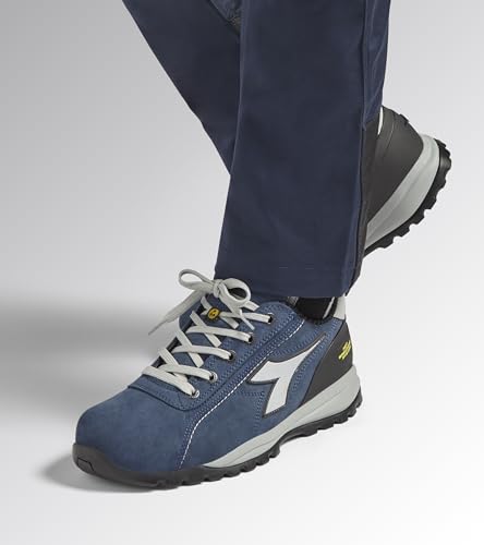 Diadora - Guantes Unisex Net Low S3 HRO Sra ESD, 60014 Blue Cosmo, Talla 41 EU, 60014 Blue Cosmo, 41 EU