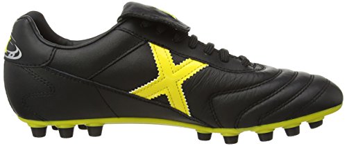 Munich Mundial U25, Botas de fútbol Unisex Adulto, Negro (Black/Yellow), 46