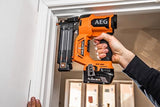 AEG B18BN18-0 - Clavadora de acabado inalámbrico sin escobillas [PRO18V] 18 Ga, modo ráfaga o secuencial, 2,4 kg, longitud de clavos de 16 a 55 mm, se entrega en caja (sin batería)