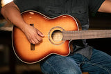 ORTEGA Performer Series Concert Guitar 44 Mástil delgado Tapa de abeto y Preamp y funda RCE238SN-FT