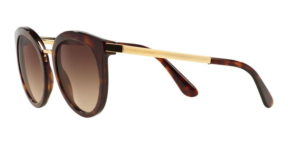 Dolce & Gabbana 0Dg4268, Gafas de Sol para Mujer, Marrón (Havana), 52