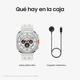Samsung Galaxy Watch Ultra 2025 47mm - Smartwatch LTE con IA, Titanio, Botón Personalizable, Control de Salud, Garantía del Fabricante 3 Años + 1 año Extra, Blanco Titanio (Versión española)