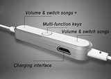 Auriculares Bluetooth Anillo para Google Pixel 3a Smartphone inalámbrico Control Remoto Sonido Manos Libres intraauriculares Universo (Blanco)